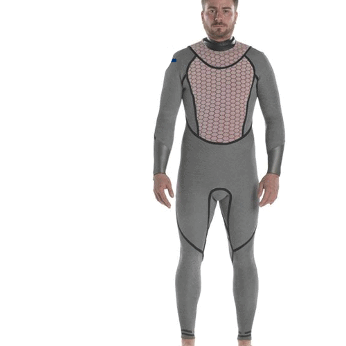 Inside of fourth element proteus wetsuit