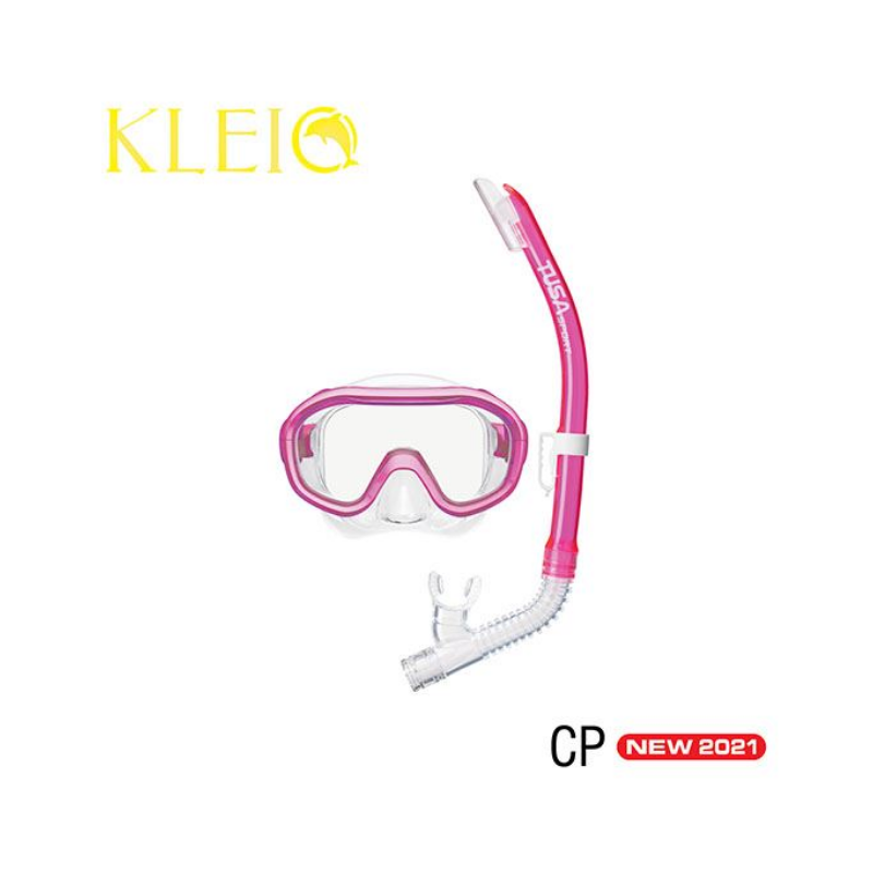 Tusa Youth Mask and Snorkel Set Pink