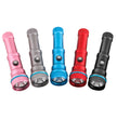 Scuba Diving Torch M1800 X Adventurer showing in Pink, Silver, Blue, Red and Black