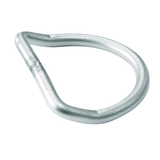Stainless Steel 2 inch Bent D ring
