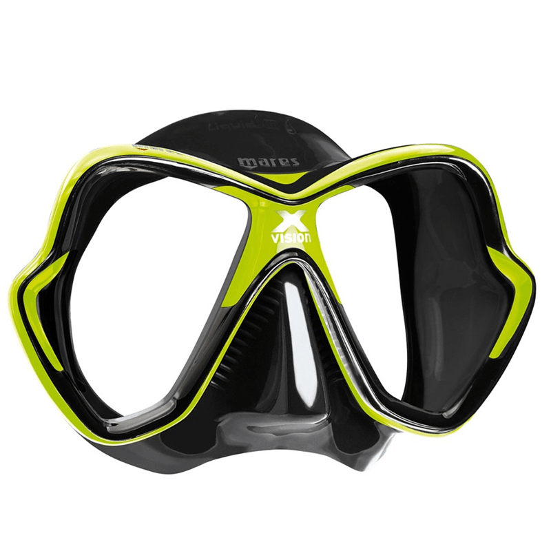 Mares X Vision Scuba Diving Mask Black/Yellow