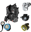 Mares Pure and Apeks AT20/20 Regulator Scuba Diving Set with Suunto Zooop Novo Dive computer