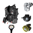 Mares Pure and Apeks AT20/20 Regulator Scuba Diving Set