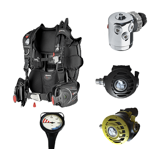 Mares Pure and Apeks AT20/20 Regulator Scuba Diving Set