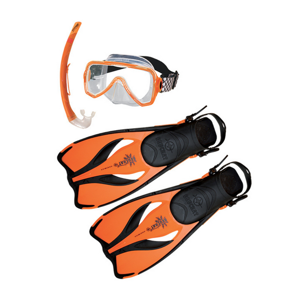 Beuchat Kids Mask and Snorkel set with fins