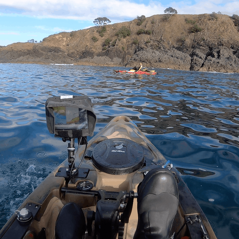 Old Town PDL Kayak with Fish Finder looking for fish