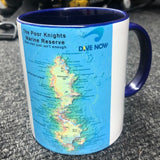 Poor Knights Dive Site Map  Coffee Cup