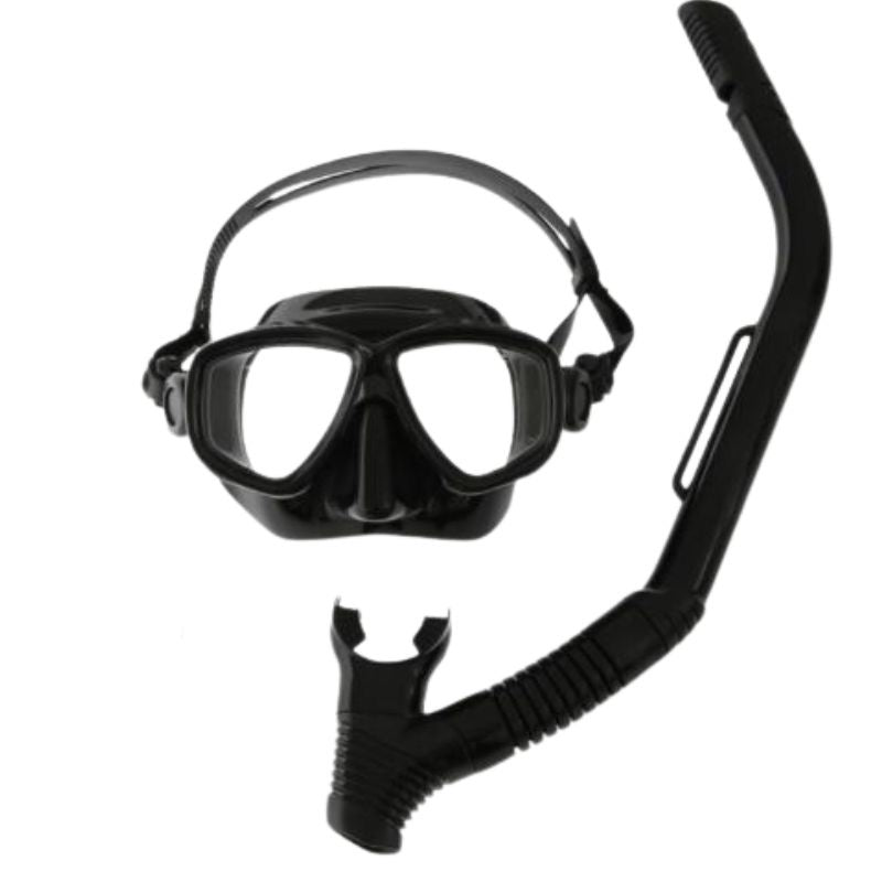 ProDive Adult Twin Lens Silicone Mask and Snorkel Set