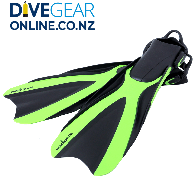 Prodive Open Heel Fins with Bungee Straps