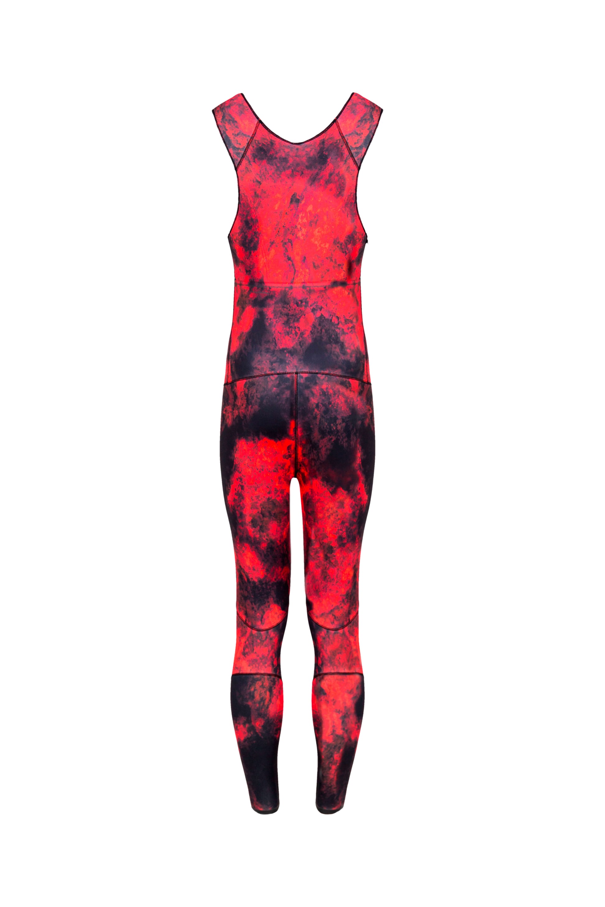 Beuchat Redrock Open Cell Spearfishing wetsuit long john back view