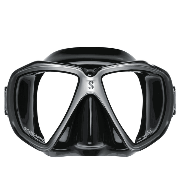 Scubpro spectra black silver diving mask