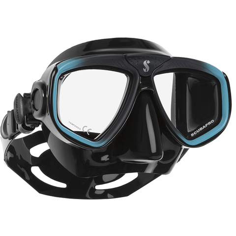 Scubapro Zoom Evo Mask Black/Aqua