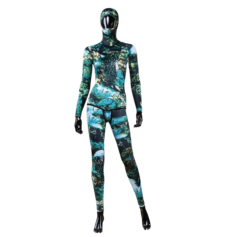 Salvimar Shewalker Open Cell womans freedive and spearfishing 2 piece wetsuit