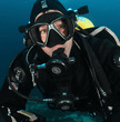Scubapro Spectra Mask on a diver
