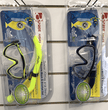 Atlantis Spree MS43 Children's Mask and Snorkel Set Ages 3-7 Packaging on the shelf