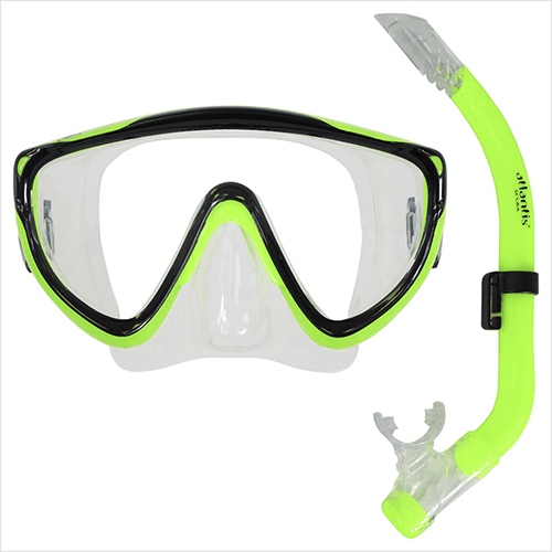 Atlantis Spree MS43 Children's Mask and Snorkel Set Ages 3-7 Yellow