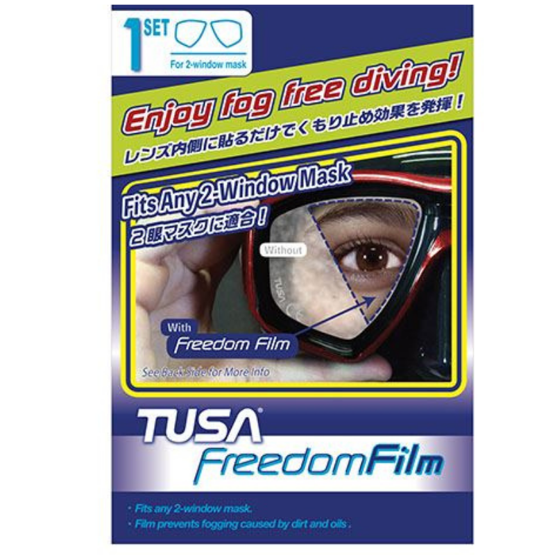TUSA Freedom Anti fog Film for 2 Window Mask
