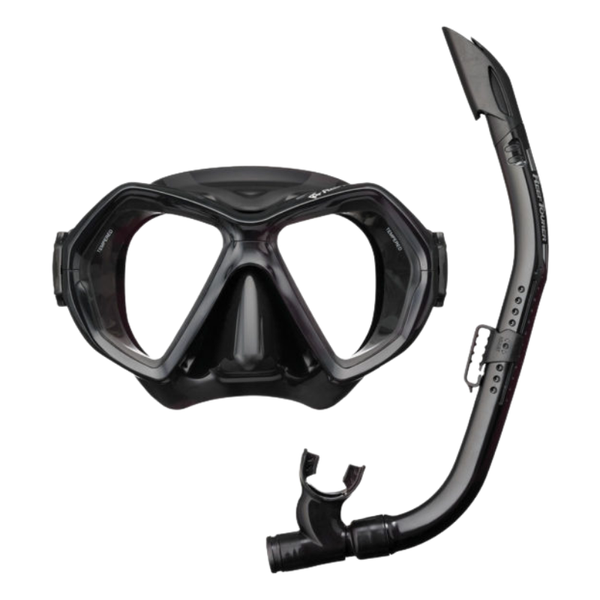 Reef Tourer Premium Snorkel Set Black