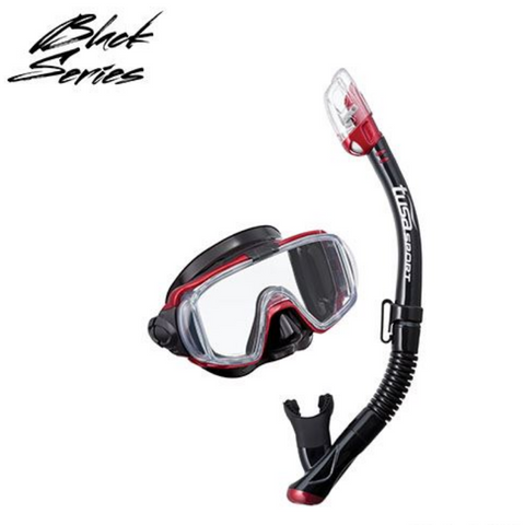 Tusa Visio Tri Ex Mask and Snorkel in red
