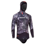 Beuchat Trigo Black Camo Open Cell wetsuit jacket