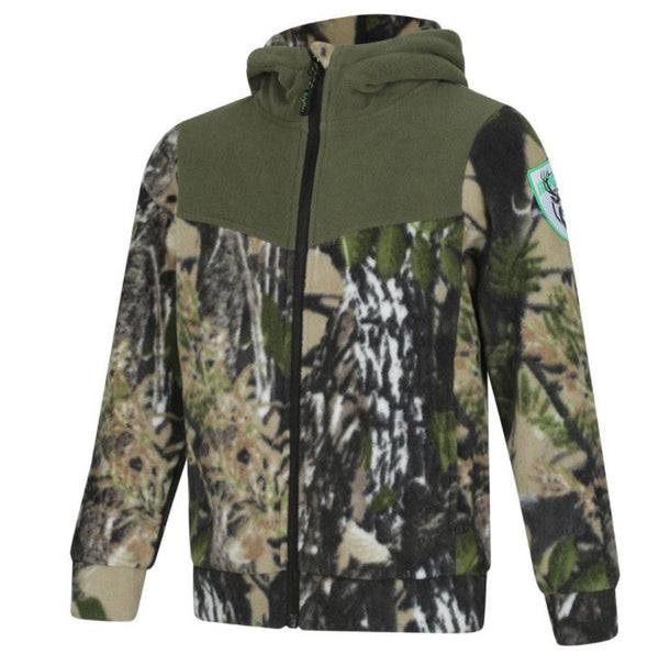 Kids Spliced Hoodie Buffalo Camo/Field Olive