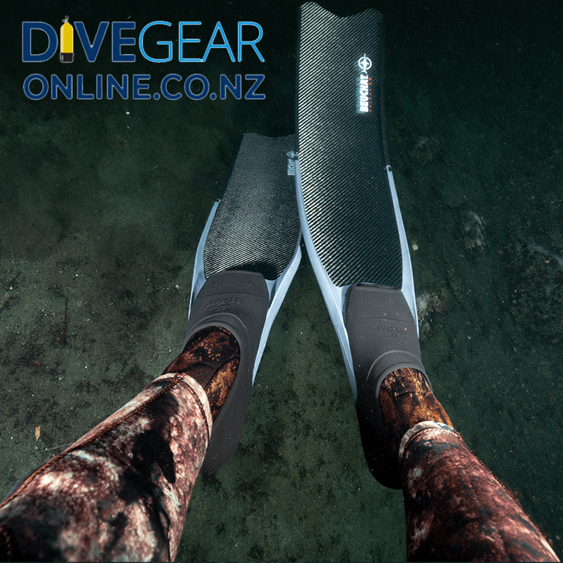 Beuchat Carbone Freediving and Spearfishing fin in use