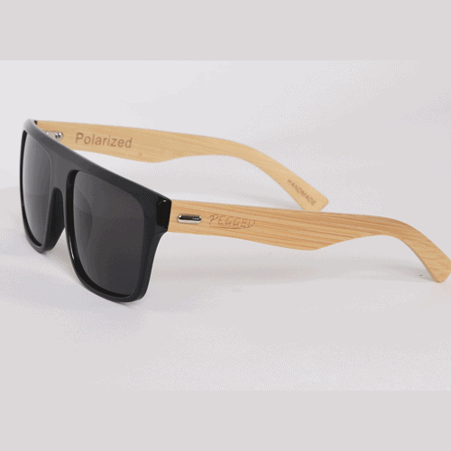 Pegged Sunglasses The Kicks Black Smoke