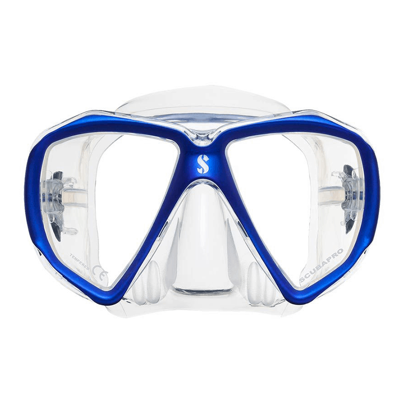Scubpro spectra clear blue diving mask